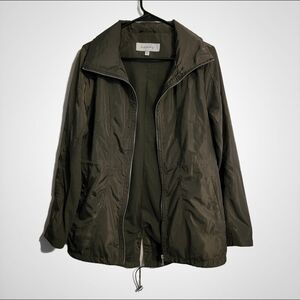 EUC Sebby Women's army green hidden hood jacket